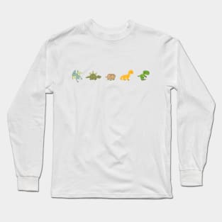 Dinosaur Line-up Long Sleeve T-Shirt